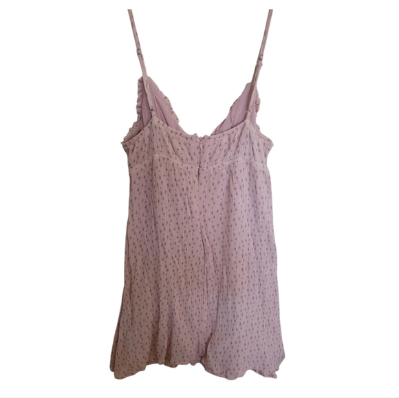 Papermoon Pink Silver Star 100% Rayon Camisole Sun Dress Size Large - Picture 2 of 10